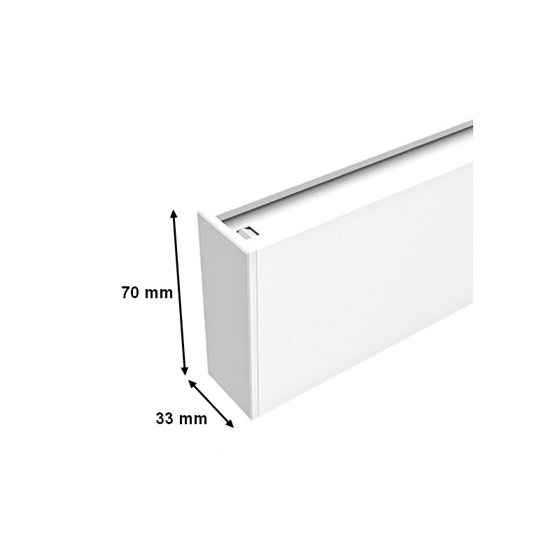 Réglette LED suspendue 35W 3,3 x 7 x 120 cm Blanc