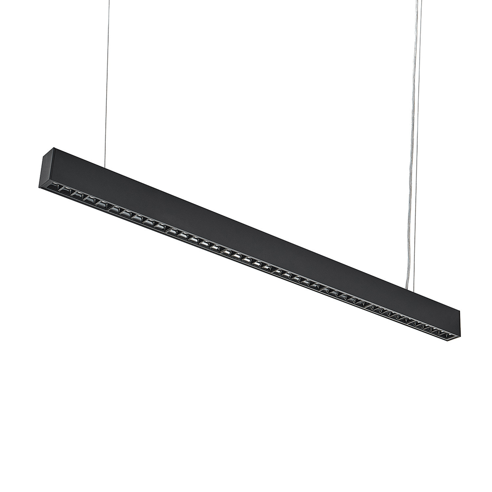 Réglette LED suspendue 35W 3,3 x 7 x 120 cm Noir