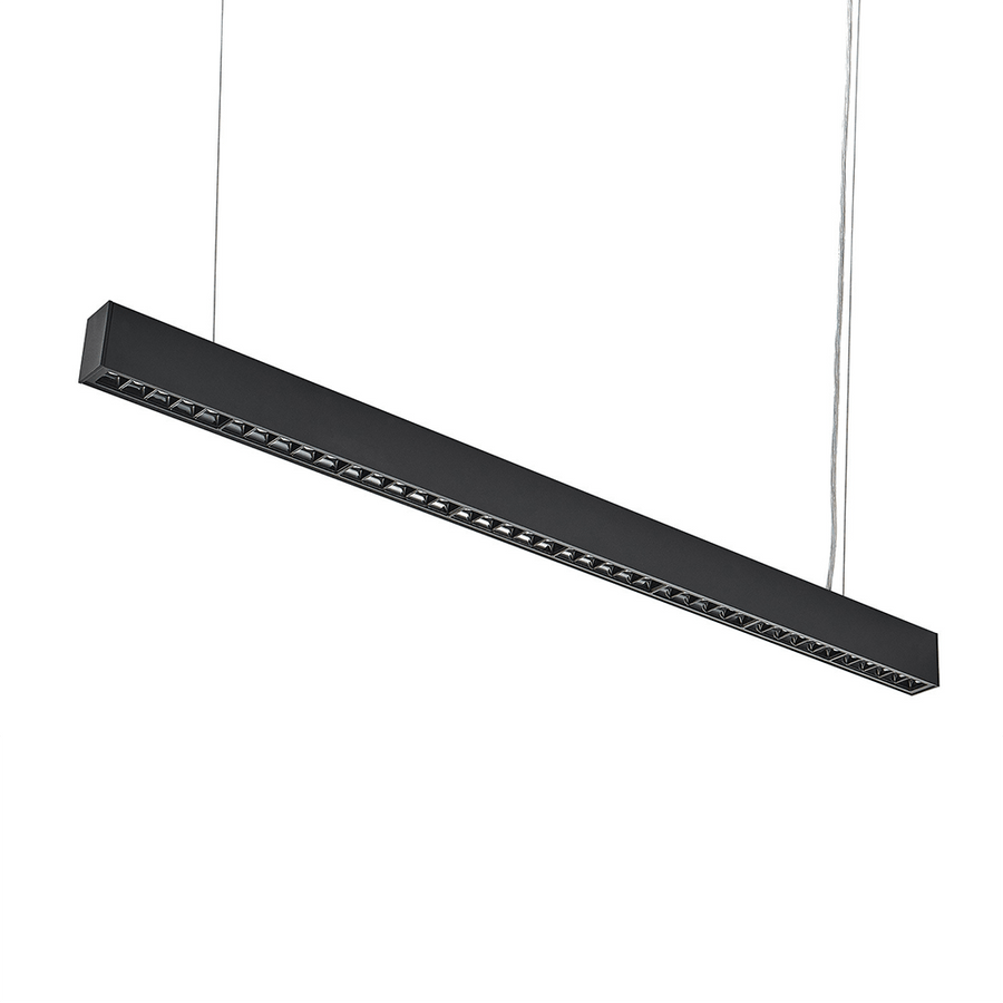 Réglette LED suspendue 35W 3,3 x 7 x 120 cm Noir