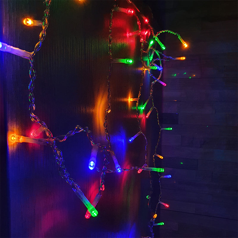 Silumen 120 LED-i valguskardin – mitmevärviline