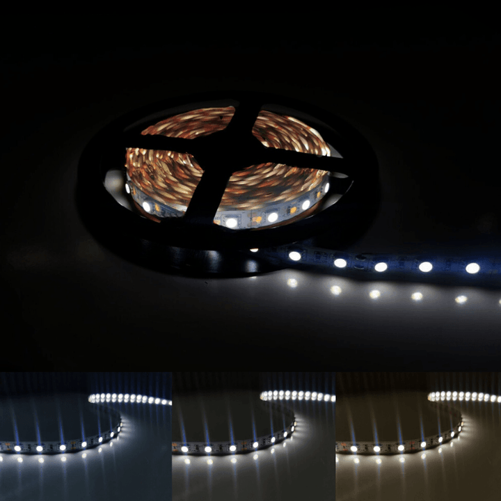 Bandeau LED 12V 5m 5050 60LED/m IP20 - Pack de 10