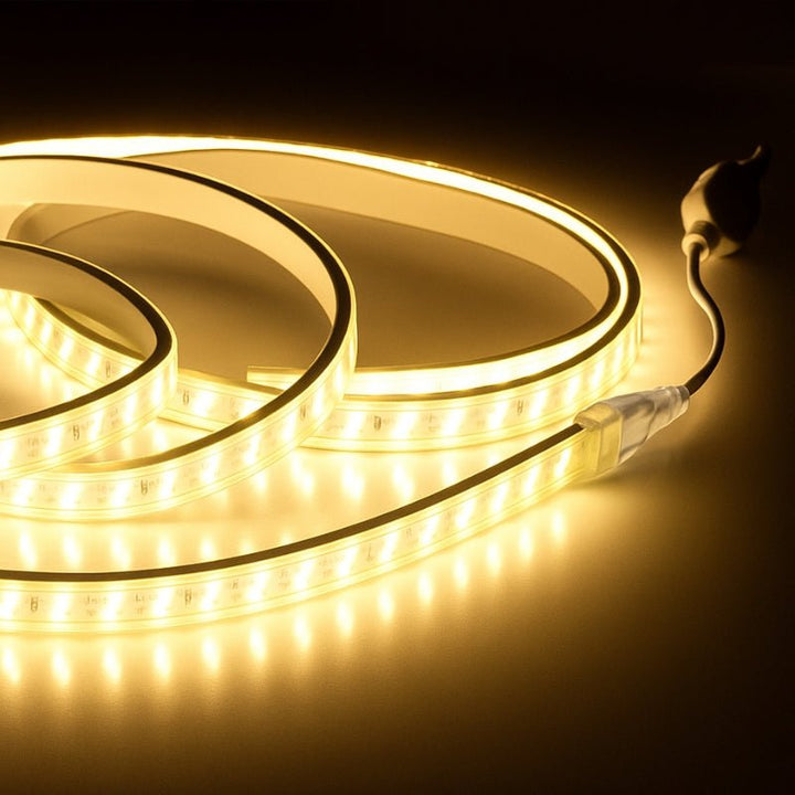 Ruban LED 220V Recoupable IP65 2835 180LED/m Triple Rangée (vendu sur mesure au mètre)