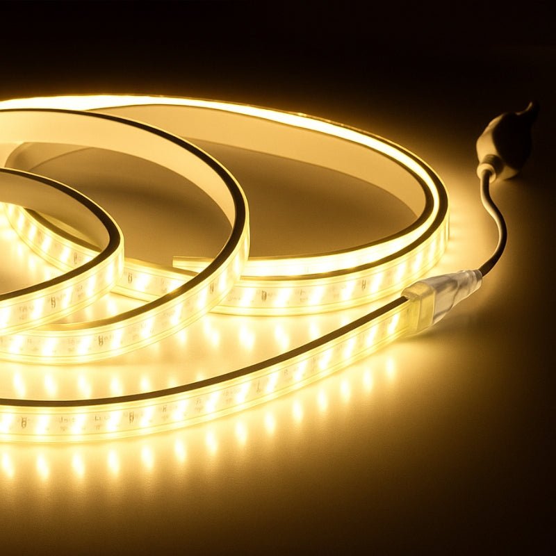 Ruban LED 220V Recoupable IP65 2835 180LED/m Triple Rangée (vendu sur mesure au mètre)