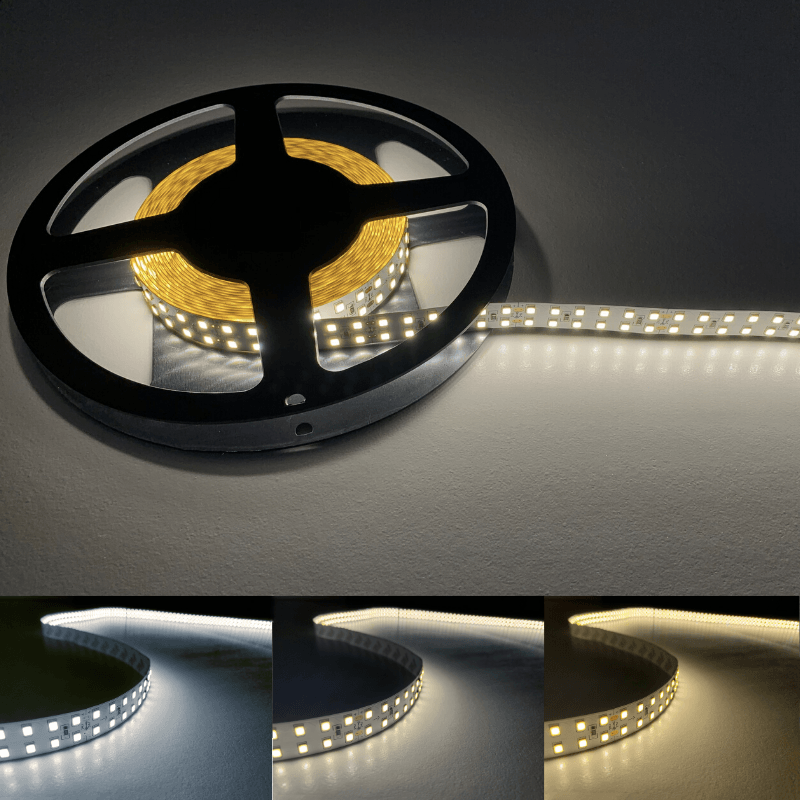 Bandeau LED 24V 5m 2835 240LED/m Double Rangée IP20