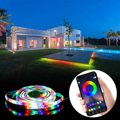 Ruban LED pour Télévision RGBW Wifi DC5V 60 LED/m 2m + Télécommande et Contrôleur Wifi