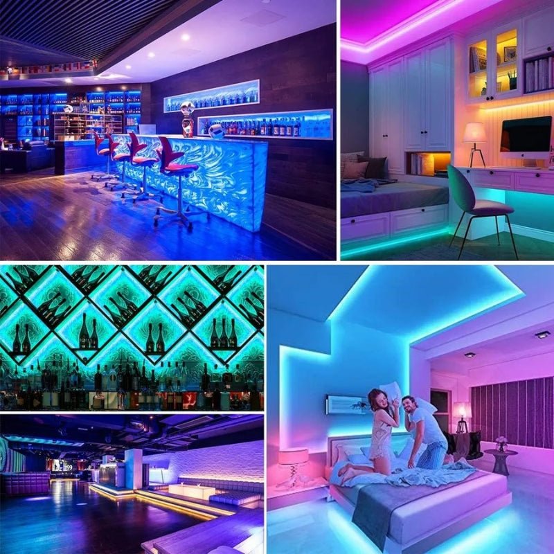 Ruban LED RGBW Wifi DC12V 60 LED/m 2m + Adaptateur Secteur et Contrôler Wifi