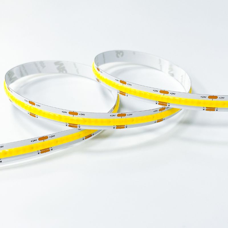 Ruban LED COB CCT 5M 24V IP20 608LED/m 8.2W/m 10mm - 2700K/4000K/6000K