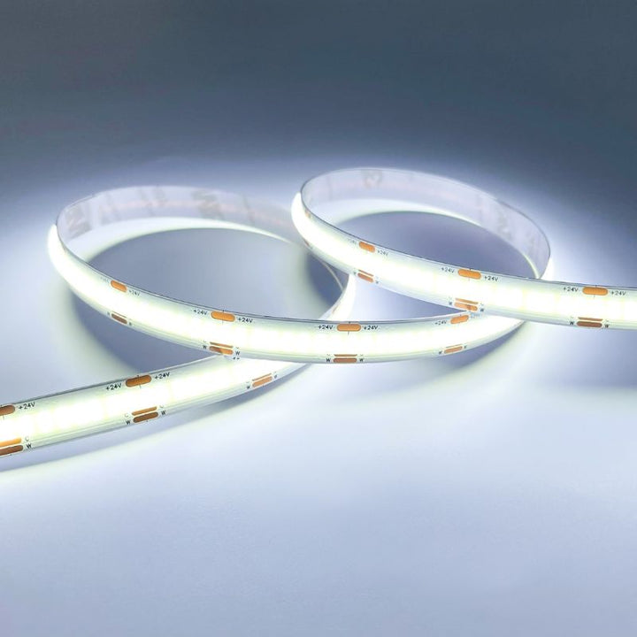 Ruban LED COB CCT 5M 24V IP20 608LED/m 8.2W/m 10mm - 2700K/4000K/6000K