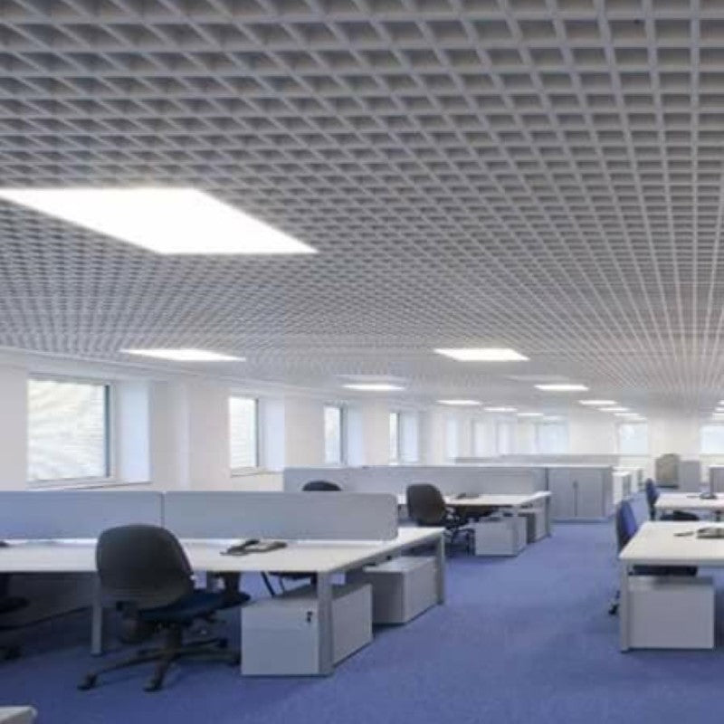 Dalle LED 60x60 Slim 36W Blanc - Pack de 3