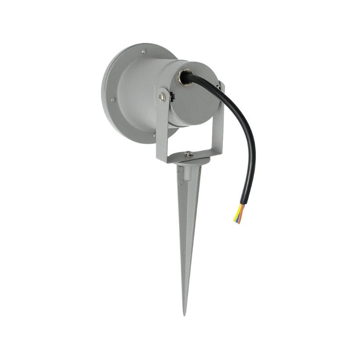 Spot à Piquer LED Extérieur IP44 Gris pour Ampoule GU10