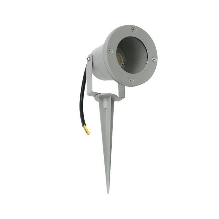 Spot à Piquer LED Extérieur IP44 Gris pour Ampoule GU10