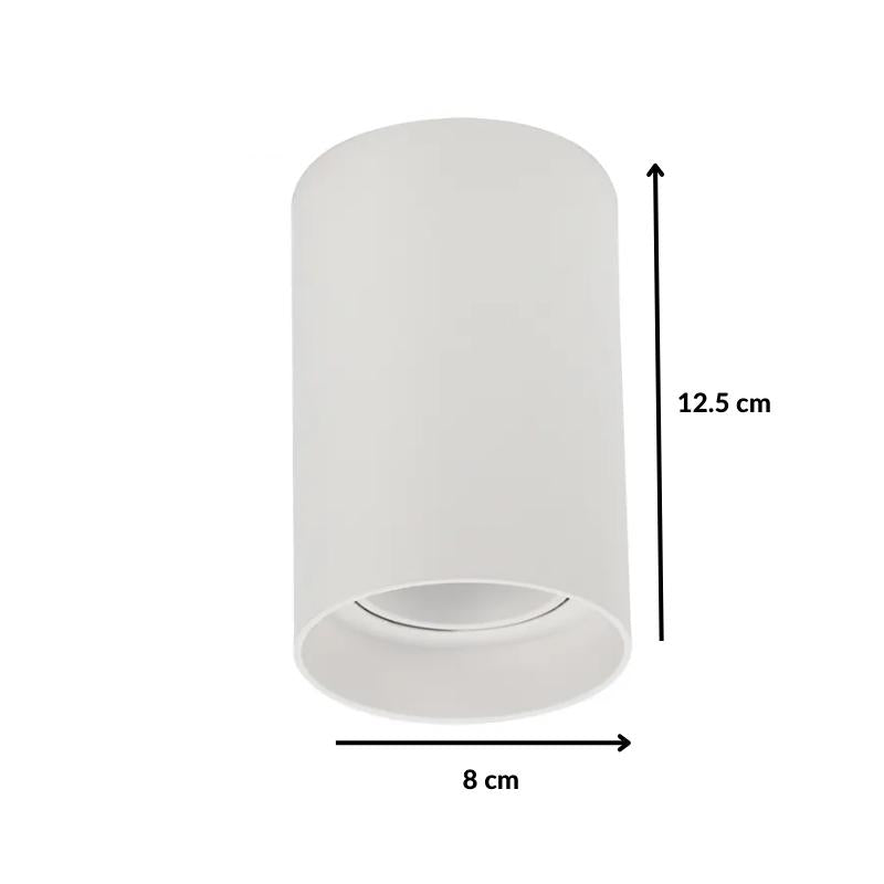 Spot en Saillie LED Blanc pour Ampoule GU10