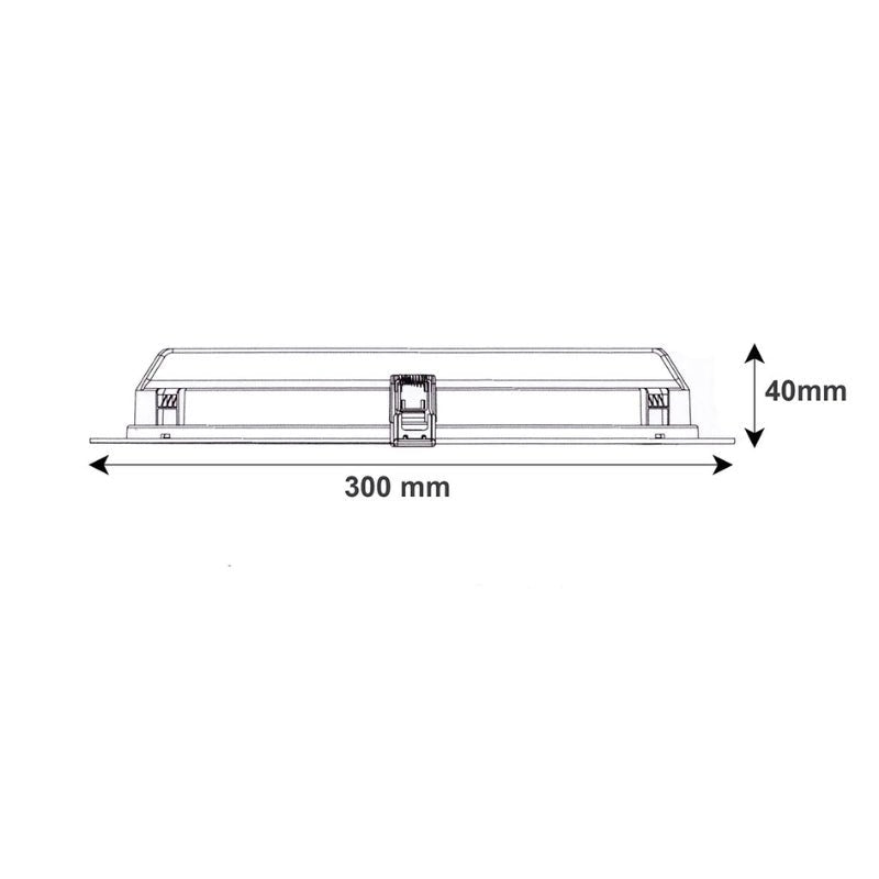 Spot LED Encastrable 35W Diamètre 30cm CCT 3000K/4200K/6400K ( Pack de 10 )