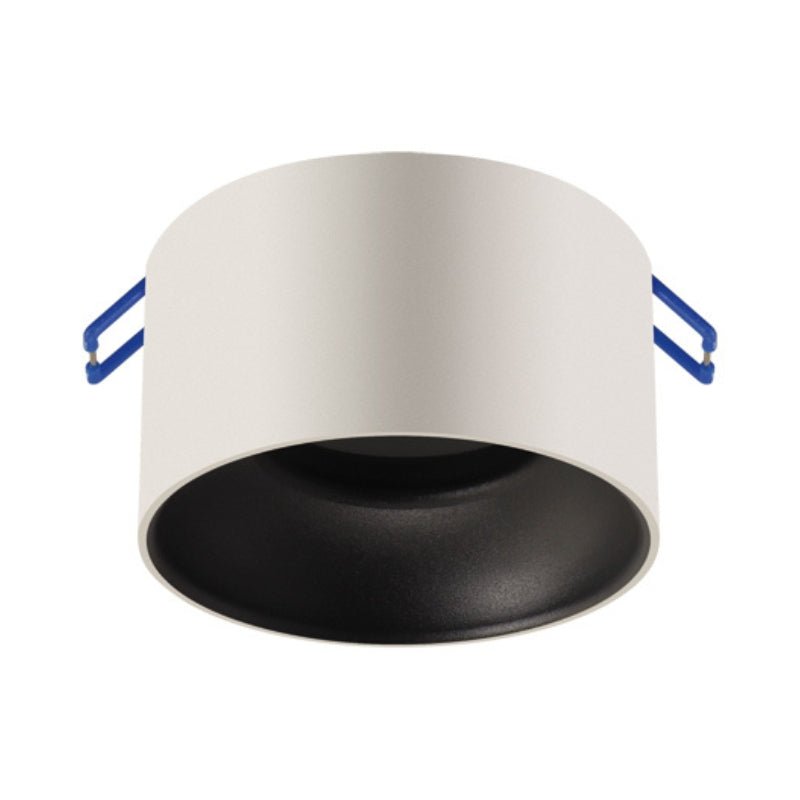 Spot Encastrable pour Ampoule GU10 Blanc, Intérieur Noir