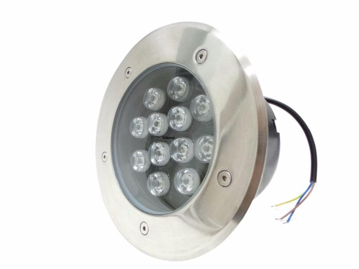 LED-Einbaustrahler für den Außenbereich, IP65, 220 V, Boden, 12 W, 60°