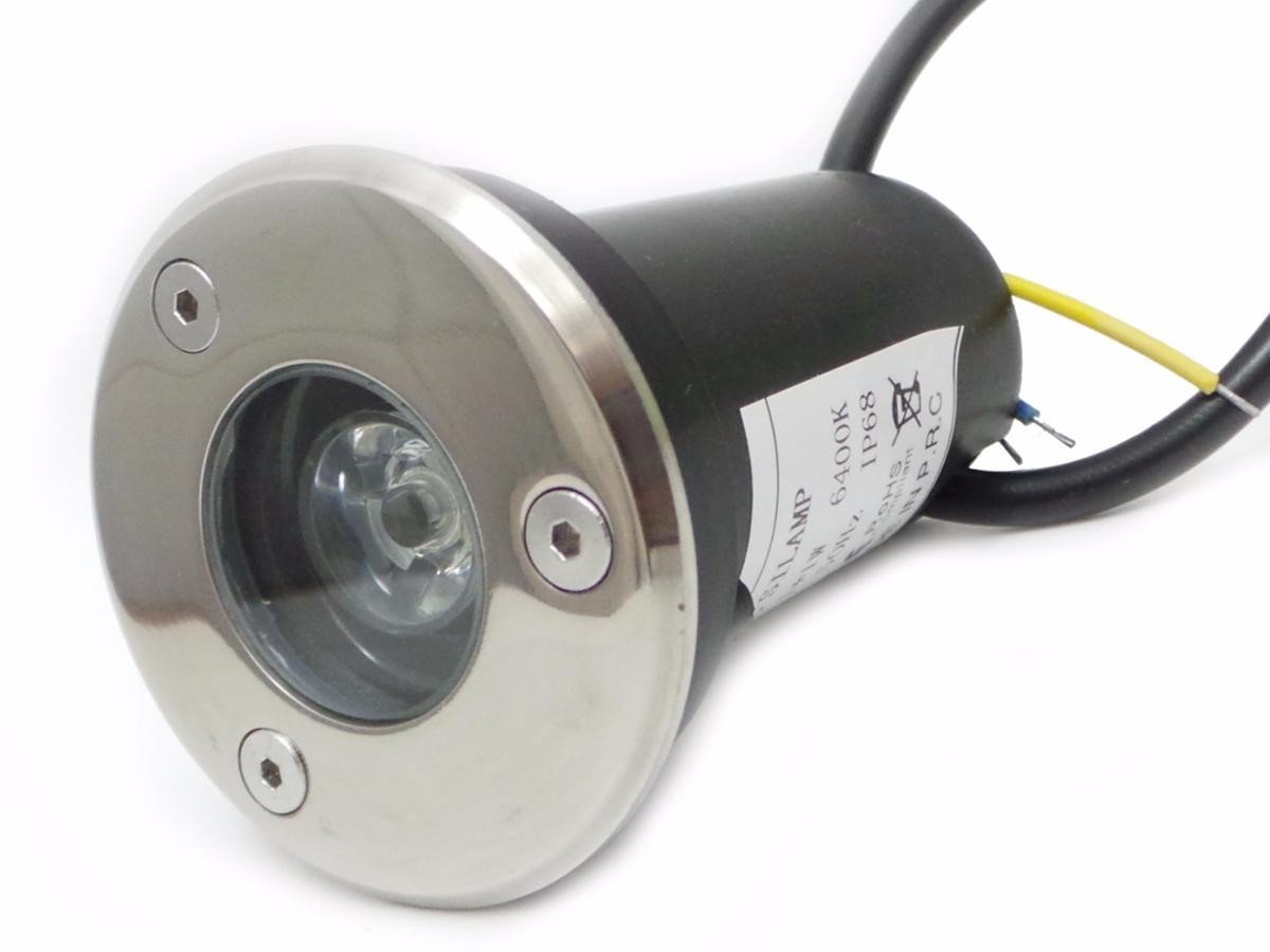 Spot Extérieur Encastrable LED IP65 220V Sol 3W 45° (Pack de 5)