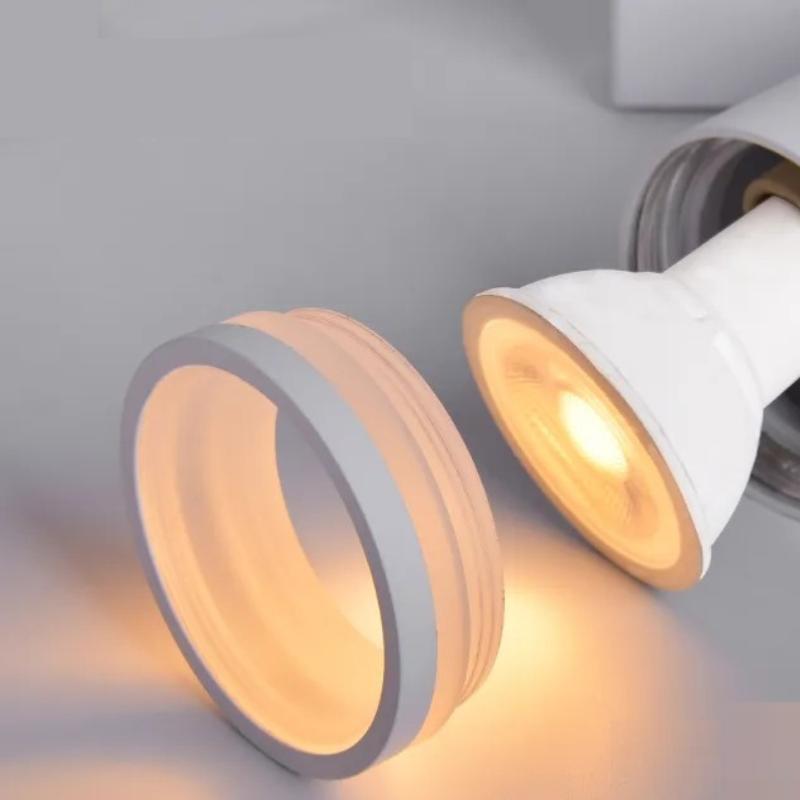 Spot LED Design en saillie Blanc pour ampoule GU10