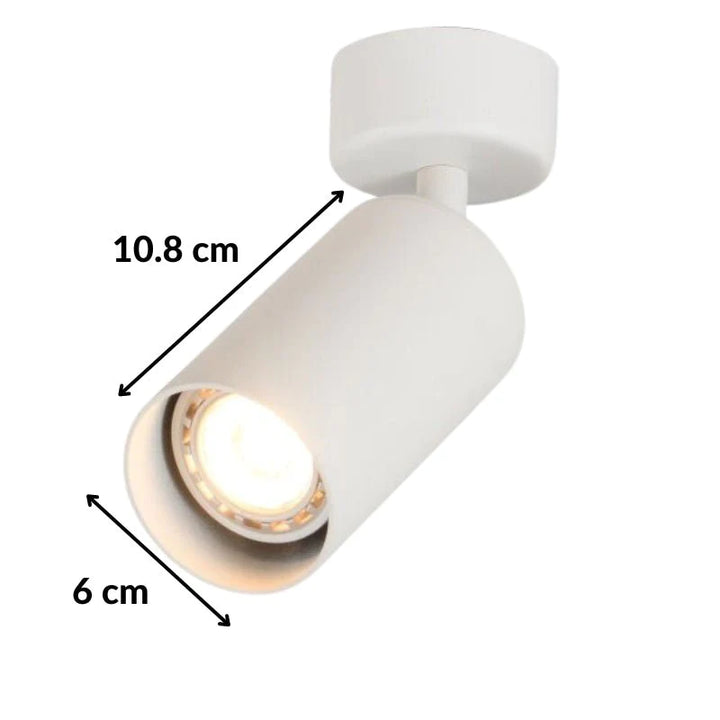 Refletor LED ajustável de superfície para lâmpada GU10/MR16