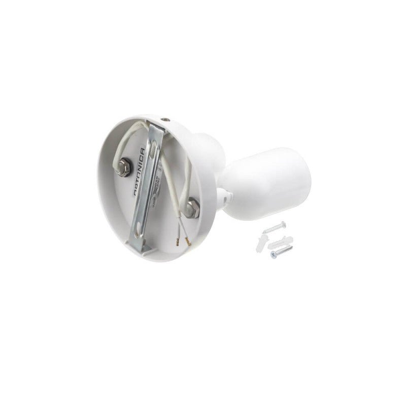 Spot LED en Saillie Double Orientable Blanc pour Ampoule GU10