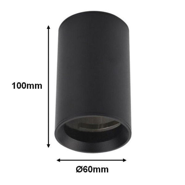 Spot LED en saillie Noir pour ampoule GU10