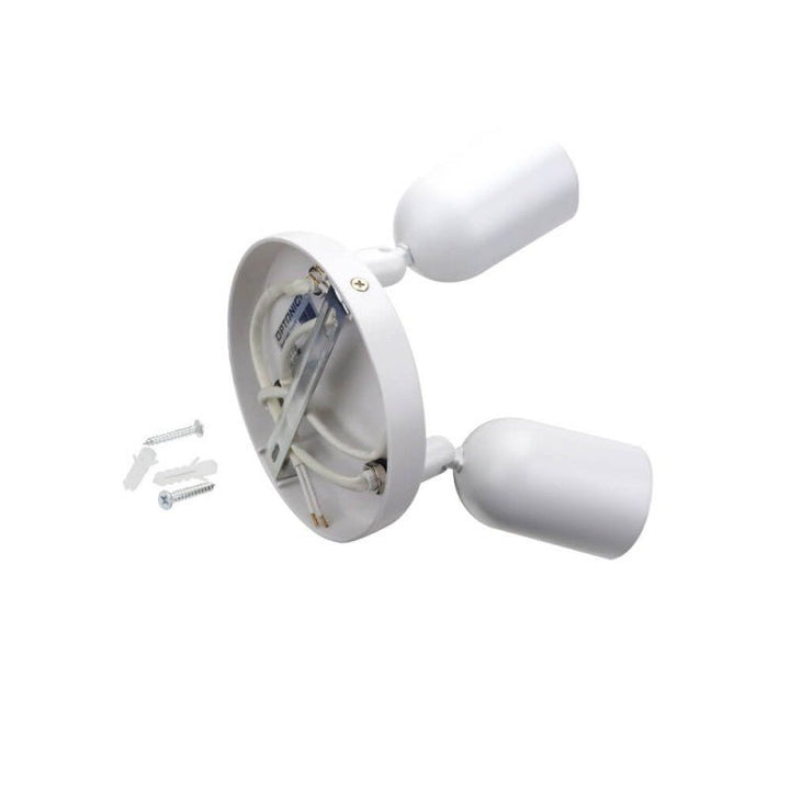 Spot LED en saillie Triple Orientable Blanc pour ampoule GU10