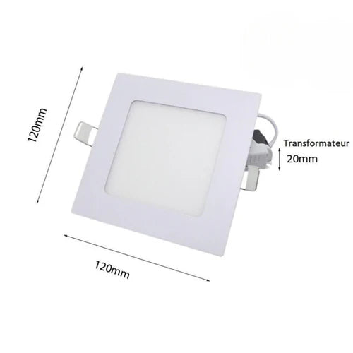 Spot LED Encastrable Carré BLANC 6W CCT