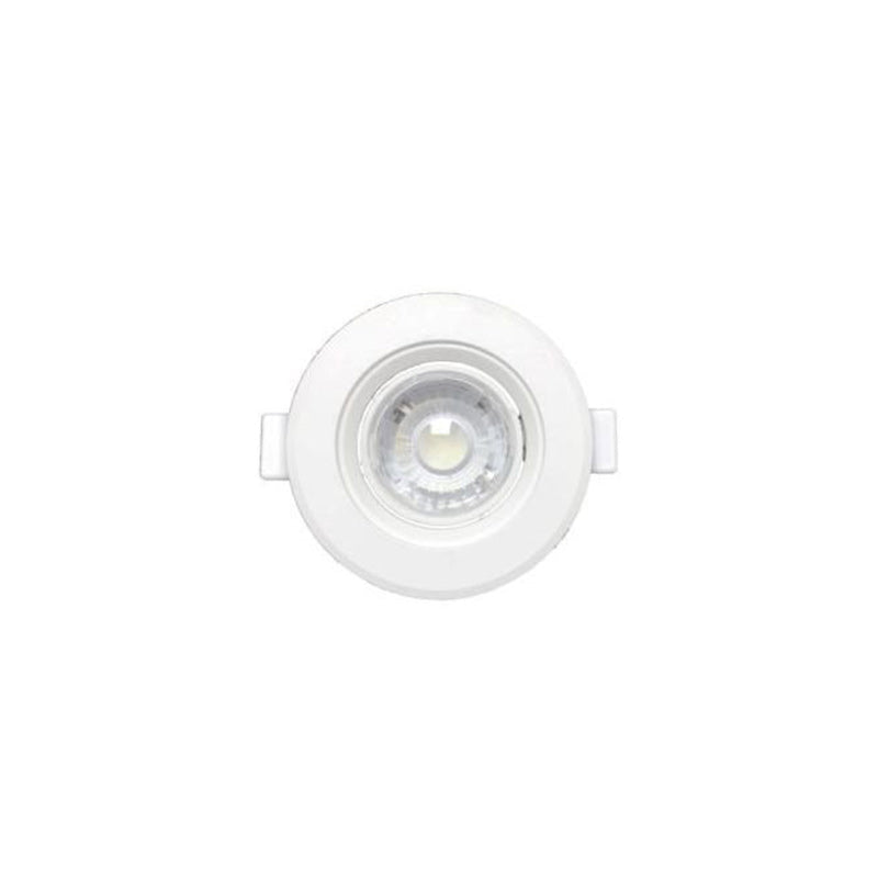 Spot LED Encastrable Orientable Rond Blanc 8W (Pack de 10)