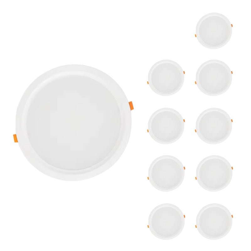 Spot LED Encastrable Plat Étanche 30W BLANC Transformateur Intégré