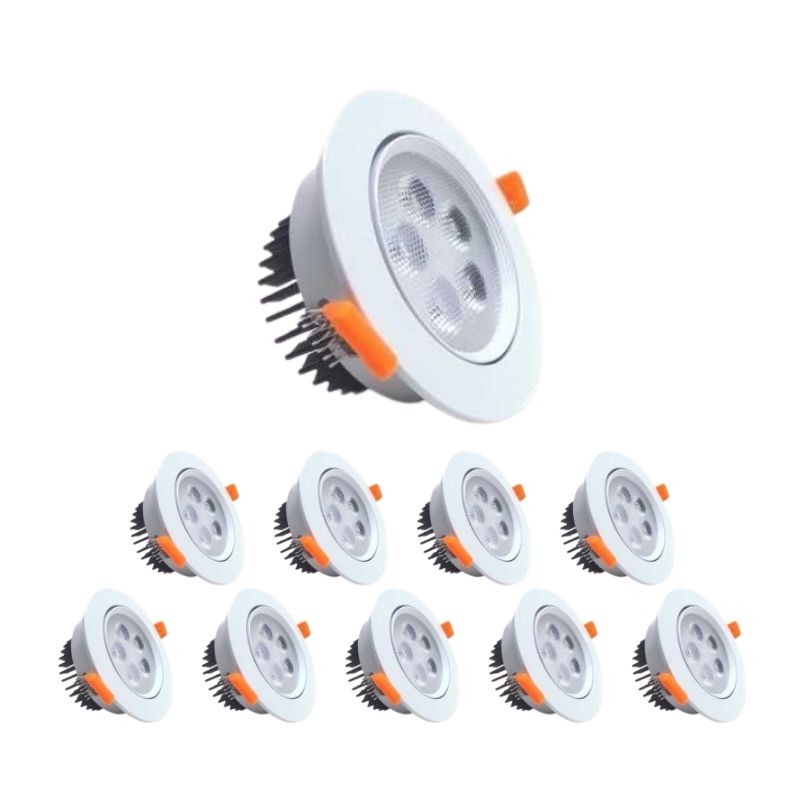 Built -in LED spot 5W 80 ° Round adjustable