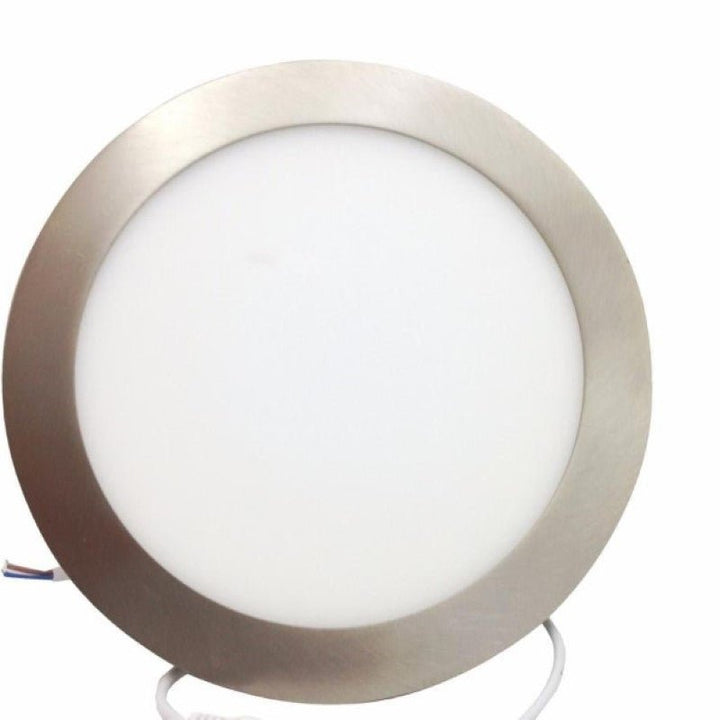 Downlight Dalle LED 12W Extra Plate Ronde Aluminium - Pack de 5