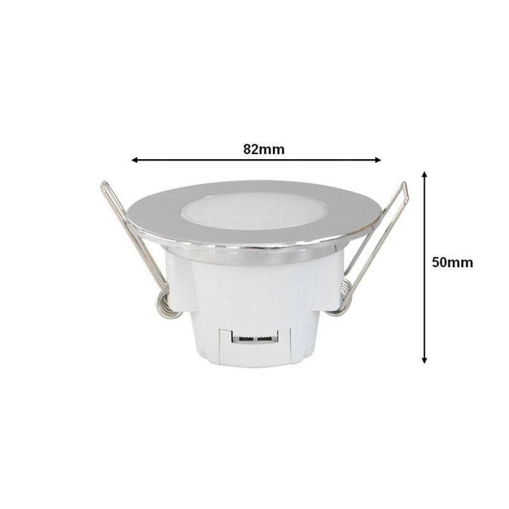 Spot LED Etanche 5W Rond Encastrable IP65 (Pack de 10)