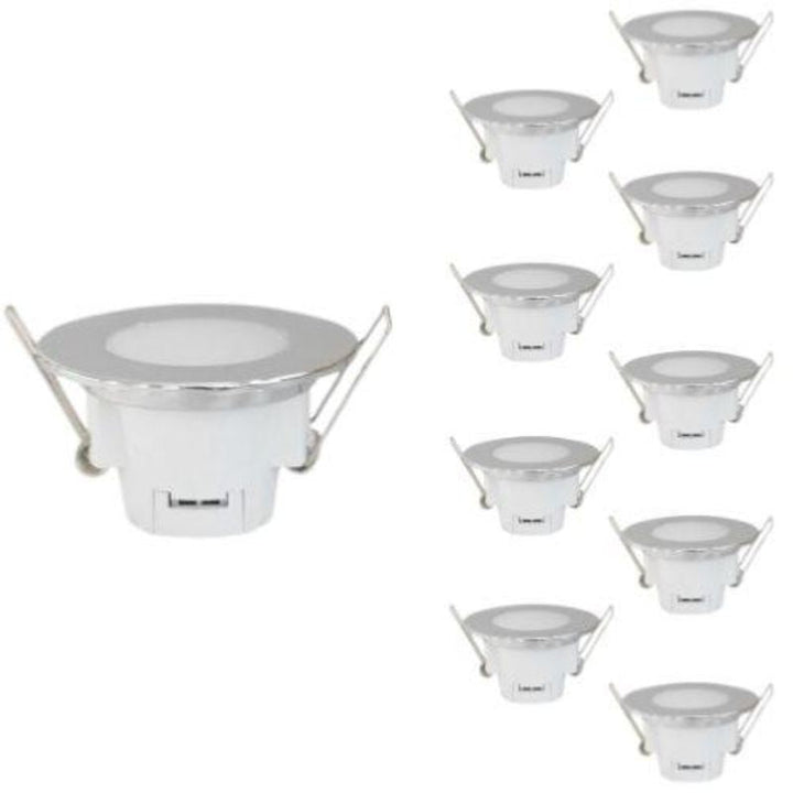 Spot LED Etanche 5W Rond Encastrable IP65 (Pack de 10)