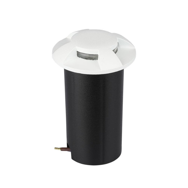 Spot LED Extérieur Encastrable IP67 DC12V 1W 4 Faisceaux Blanc