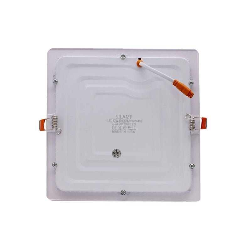 Spot LED Extra Plat Carré 12W Blanc CCT - 3000K/4000K/6000K ( Pack de 10 )