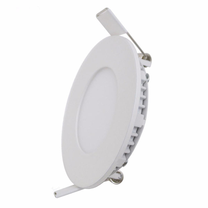 Downlight Dalle LED 12W Extra Plate Ronde Blanc - Pack de 5