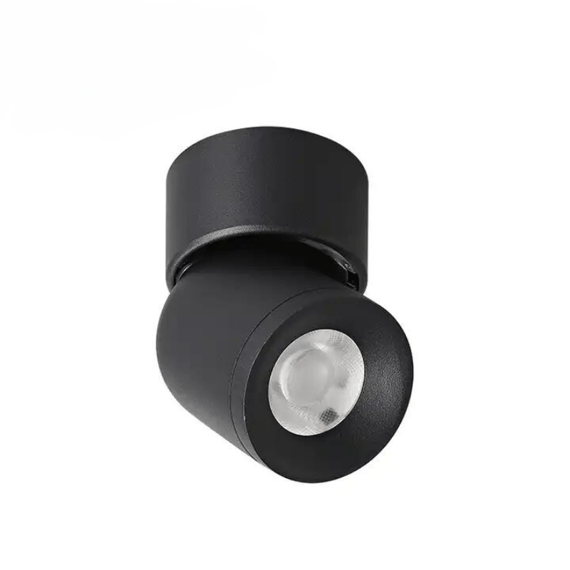 Foco LED Orientable 6W Negro para Carril Magnético Extra Plano MM30