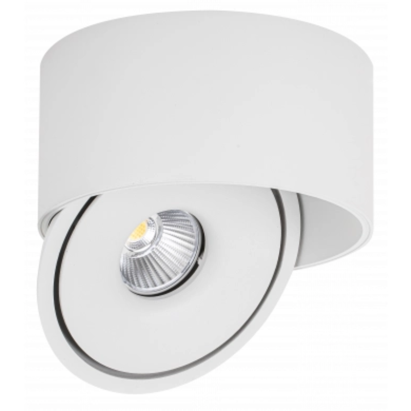 Spot LED en Saillie COB 30W Rond ø176mm Orientable CCT Blanc - 3000K/4000K/6000K