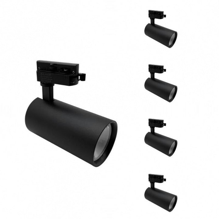 Spot LED sur Rail 30W 45° Monophasé (Pack de 5)