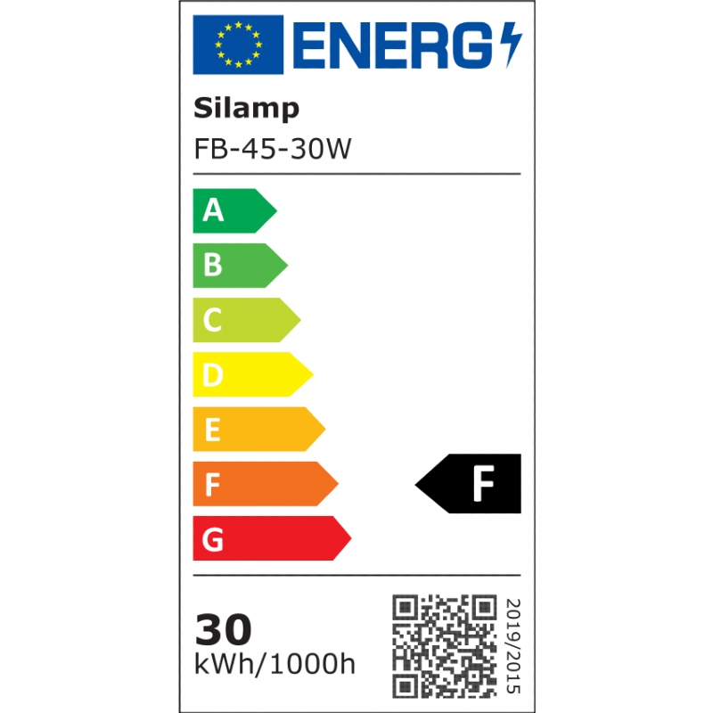 Spot LED sur Rail 30W 80° Compact Monophasé Noir - Pack de 5