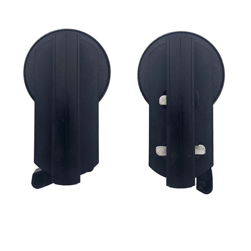 Spot LED sur rail 80° Monophasé Noir pour ampoule GU10