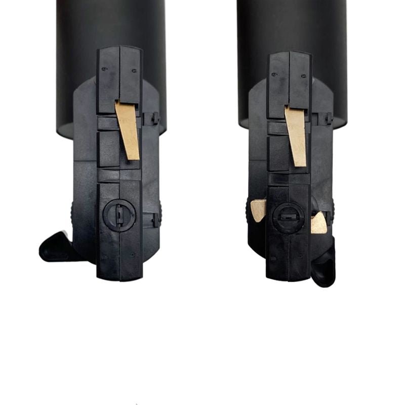 Spot LED sur rail 80° Triphasé Noir pour ampoule GU10