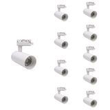 Spot LED sur Rail Monophasé CCT 20W 60° Blanc - 3000K/4000K/6500K (Pack de 20)