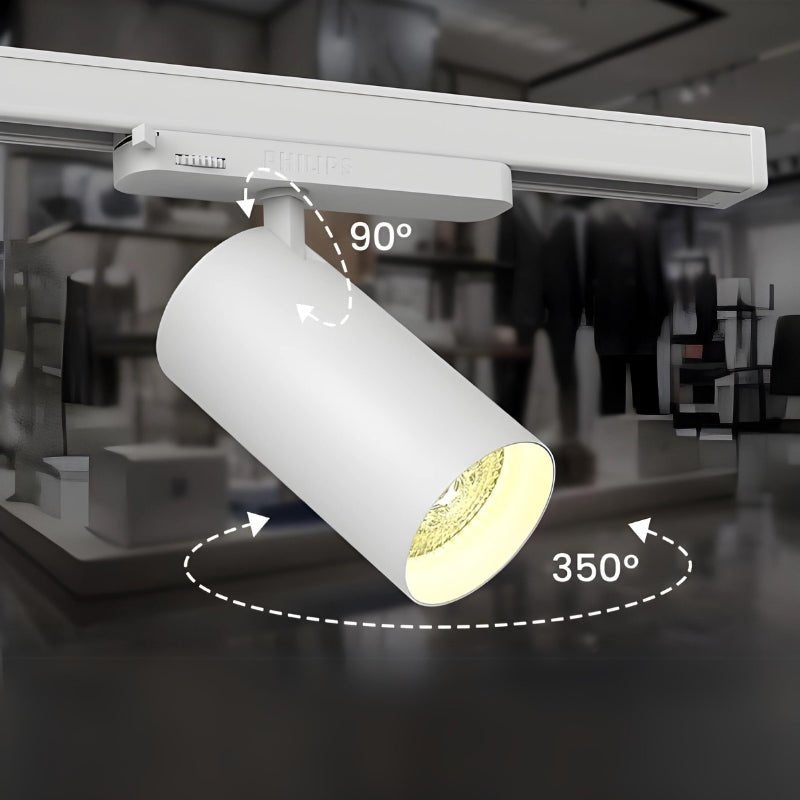 Spot LED sur Rail COB Triphasé 40W 36°