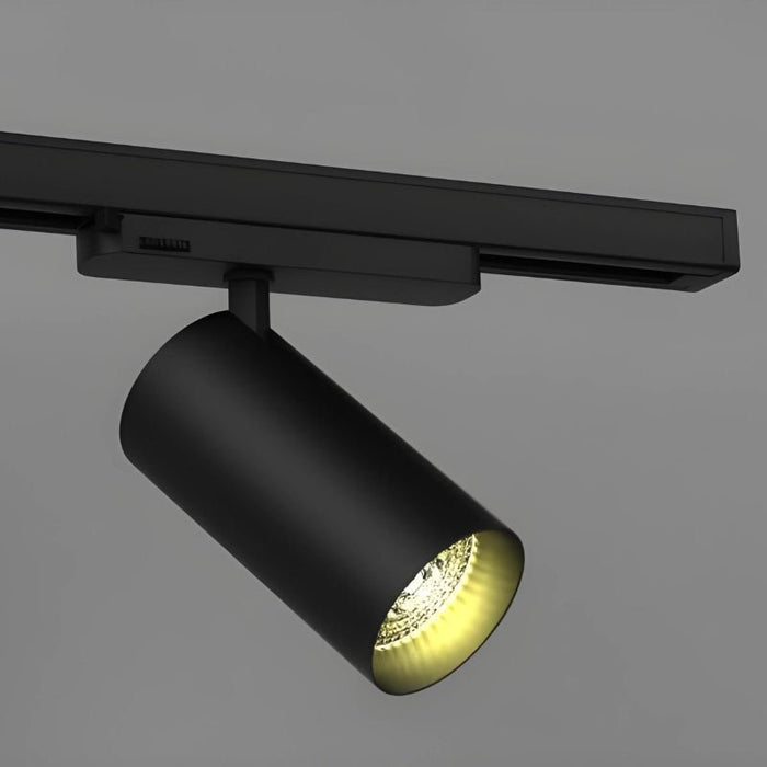 Spot LED sur Rail COB Triphasé 20W 36° Noir - Garantie 5 ans