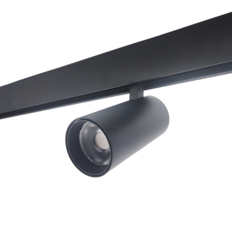 Spot LED sur Rail Magnétique 48V 7W Orientable Noir Dimmable