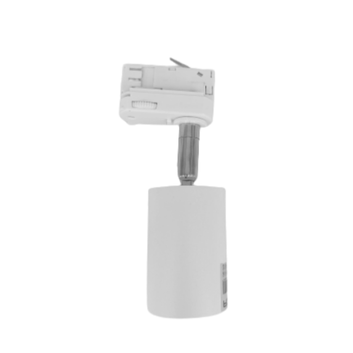 Spot LED sur rail Triphasé Blanc pour Ampoule GU10