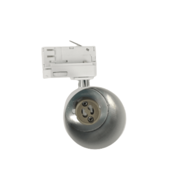 Spot LED sur rail Triphasé Blanc pour Ampoule GU10