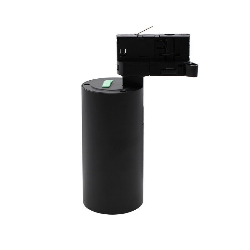 Spot LED sur Rail Triphasé CCT 20W 60° Noir - 3000K/4000K/6500K