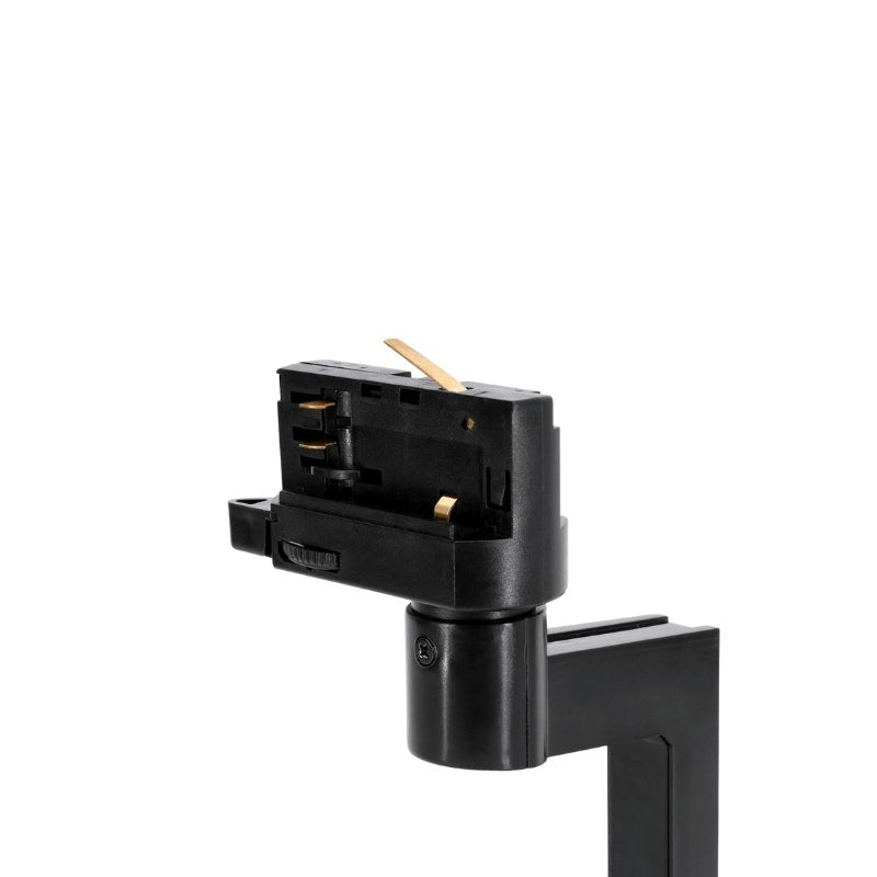 Spot LED sur Rail Triphasé NOIR 36° pour ampoule GU10