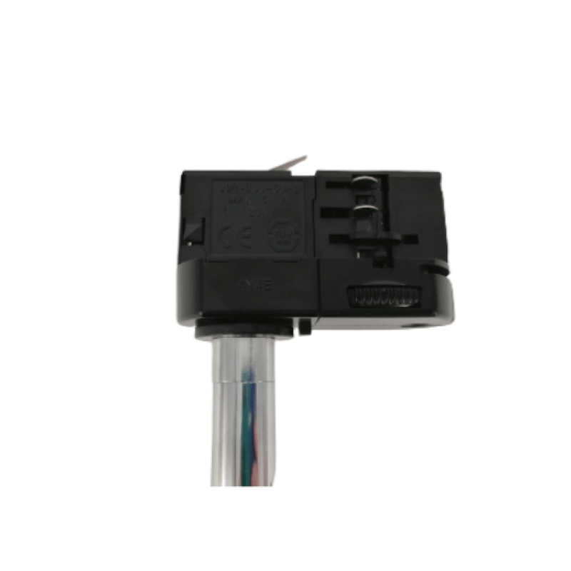 Spot LED sur rail Triphasé Noir pour Ampoule GU10